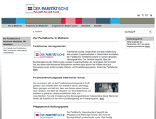 Tablet Screenshot of muelheim.paritaet-nrw.org