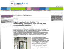 Tablet Screenshot of mettmann.paritaet-nrw.org