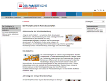 Tablet Screenshot of euskirchen.paritaet-nrw.org