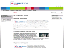 Tablet Screenshot of muenster.paritaet-nrw.org